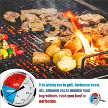 Load image into Gallery viewer, Lifespace BBQ Pizza Braai Replacement Thermometer with Calibration - 3 pack - Lifespace