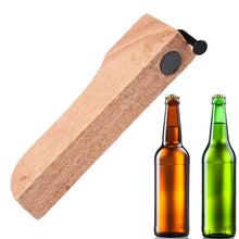 Load image into Gallery viewer, Lifespace Beech Bent Nail Bottle Opener - Lifespace