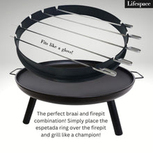 Load image into Gallery viewer, Lifespace Bowl Firepit &amp; Espetada Skewer Combo Set - Lifespace