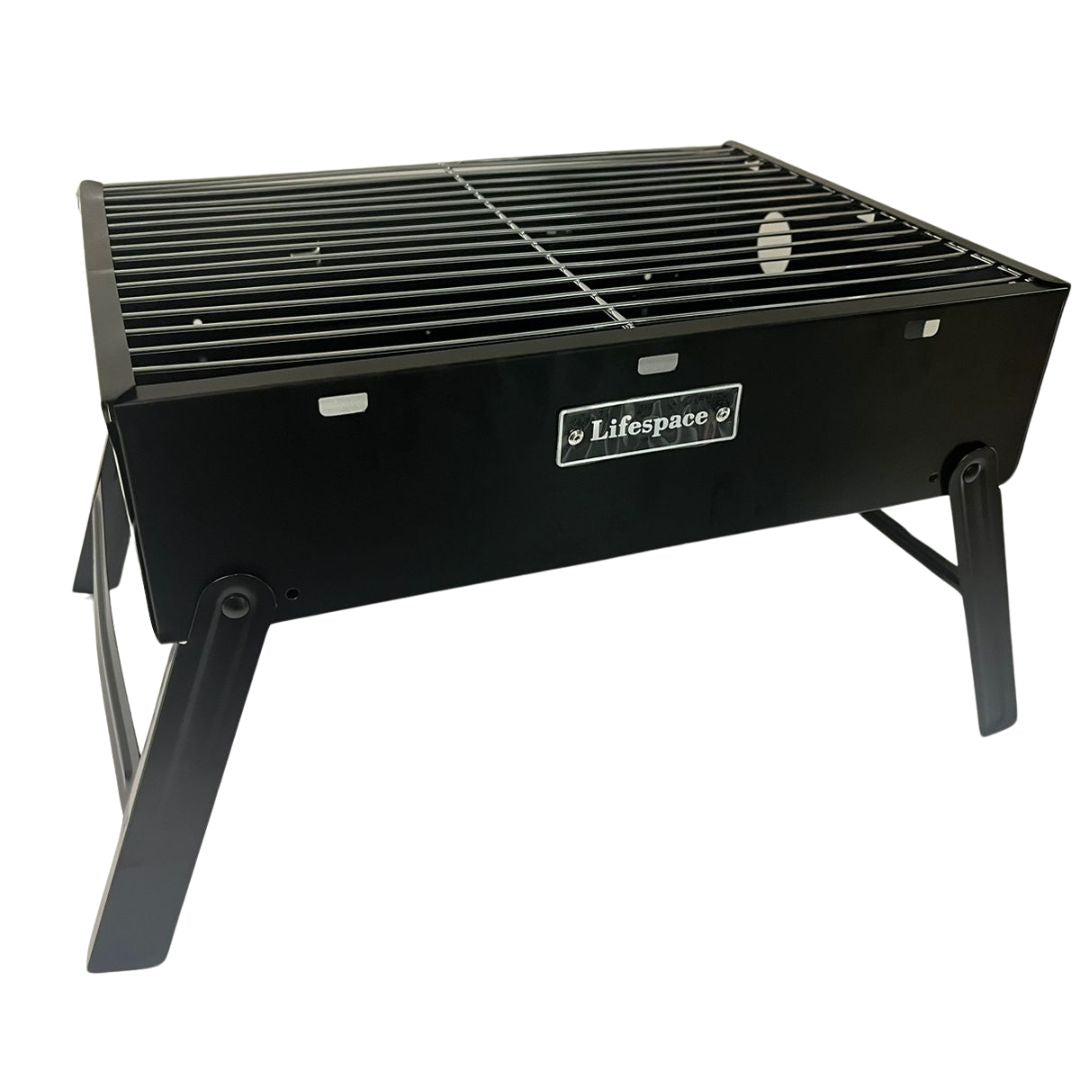 Lifespace 'Braai Like Dad' Kiddies Charcoal Grill with Accessories - Junior Grillmaster Adventure Kit - Lifespace