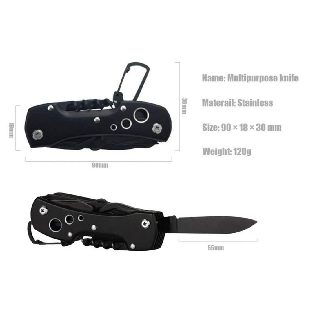 Lifespace Camping Fishing Multi Tool Pocket Knife with Scissors - Lifespace