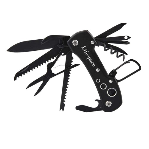 Lifespace Camping Fishing Multi Tool Pocket Knife with Scissors - Lifespace