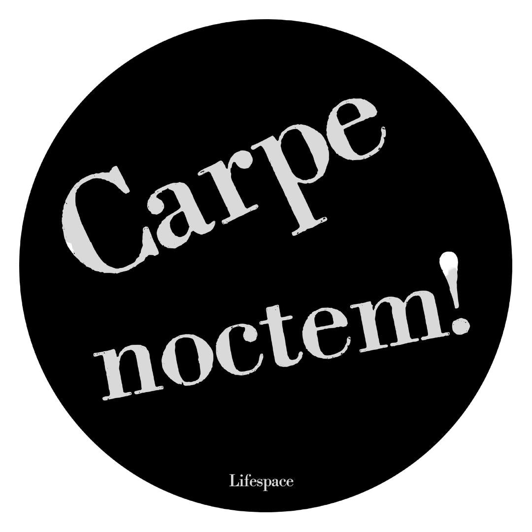 Lifespace "Carpe Noctem" Drinks Coasters - Set of 6 - Lifespace