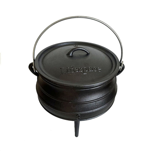 Lifespace Cast Iron No 3 Potjie Pot - 7,8lt - Lifespace