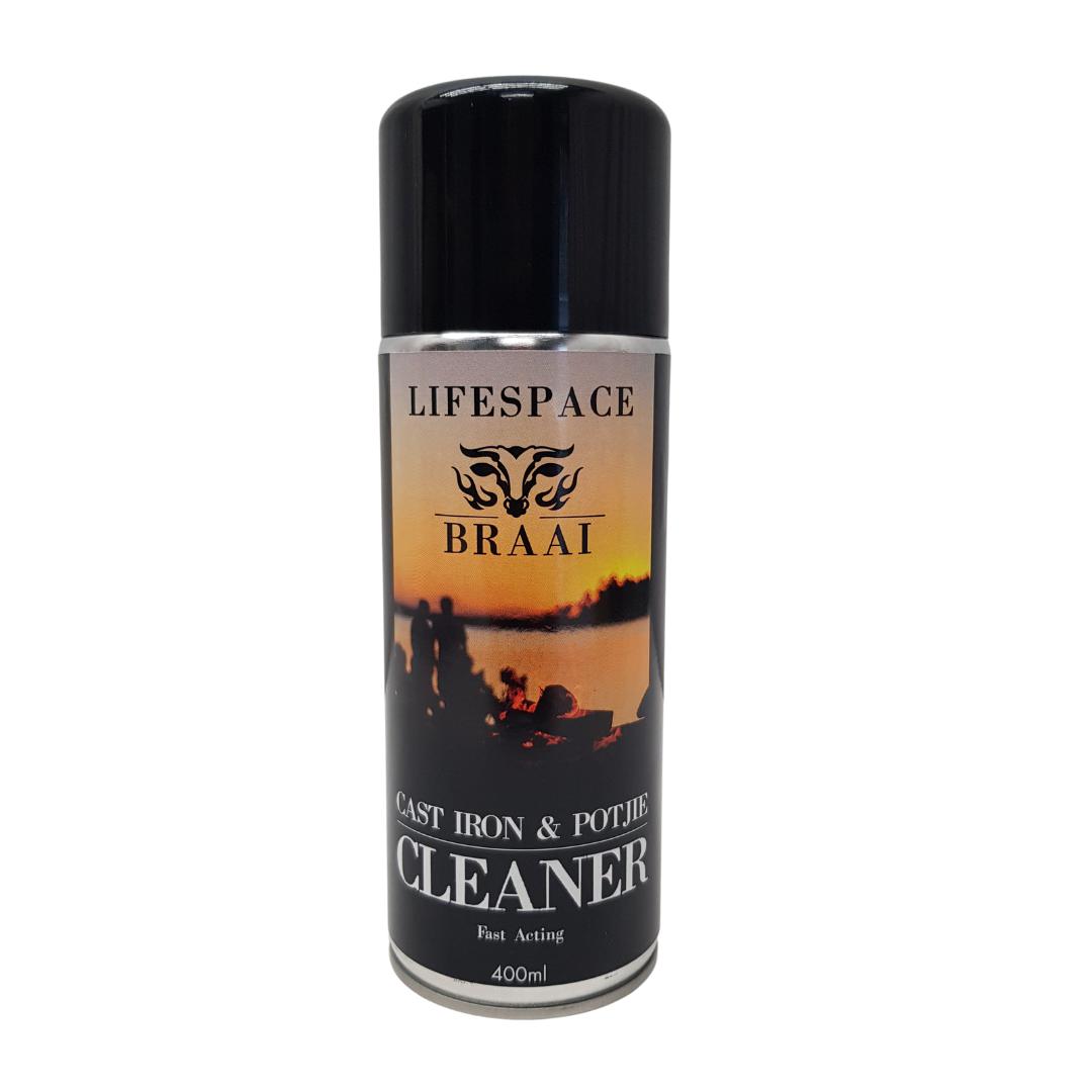 Lifespace Cast Iron & Potjie Cleaner - 400ml - Lifespace