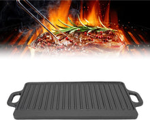 Load image into Gallery viewer, Lifespace Cast Iron Reversible Griddle Pan - Lifespace