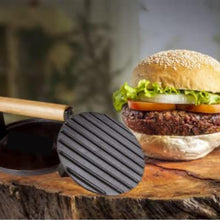 Load image into Gallery viewer, Lifespace Cast Iron Smash Burger Press - Round - Lifespace