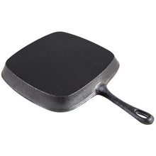 Load image into Gallery viewer, Lifespace Cast Iron Square Griddle Pan 24cm - Lifespace