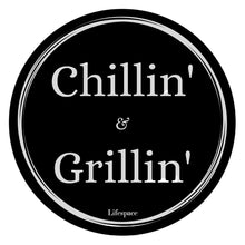 Load image into Gallery viewer, Lifespace &quot;Chillin&#39; &amp; Grillin&#39;&quot; Drinks Coasters - Set of 6 - Lifespace