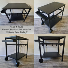 Load image into Gallery viewer, Lifespace Deluxe Patio Trolley Cart: Unleash the Joy of Outdoor Entertaining - Lifespace