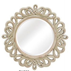 Lifespace Distressed Round Accent Wall Mirror - Lifespace
