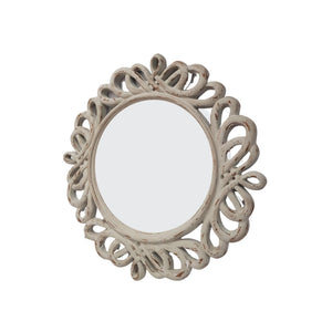 Lifespace Distressed Round Accent Wall Mirror - Lifespace