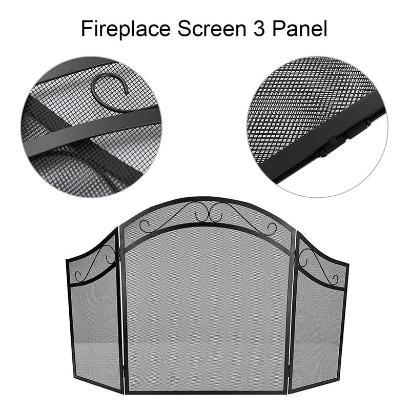 Lifespace Fireplace Protection Combo: Screen & Tool Set Bundle - Lifespace