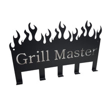 Load image into Gallery viewer, Lifespace &quot;Grill Master&quot; Braai 5 Hook Utility Rack - Lifespace