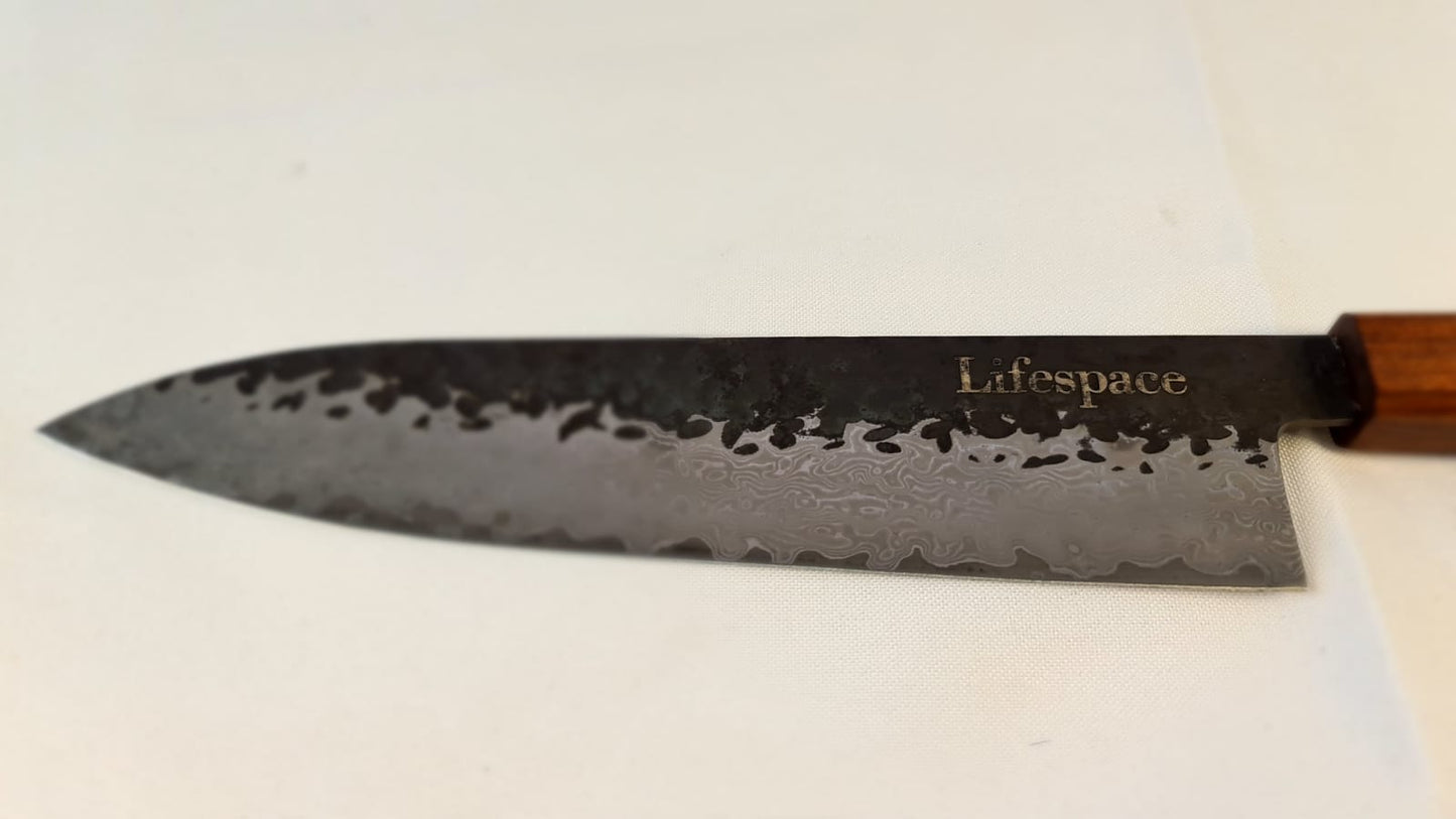 Lifespace Hand Forged Japanese vg10 Damascus Bunka Chef Knife in Gift Box - Lifespace