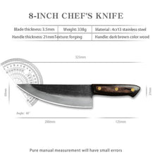 Load image into Gallery viewer, Lifespace Hand Forged Serbian Outdoor Butcher Knife - Lifespace