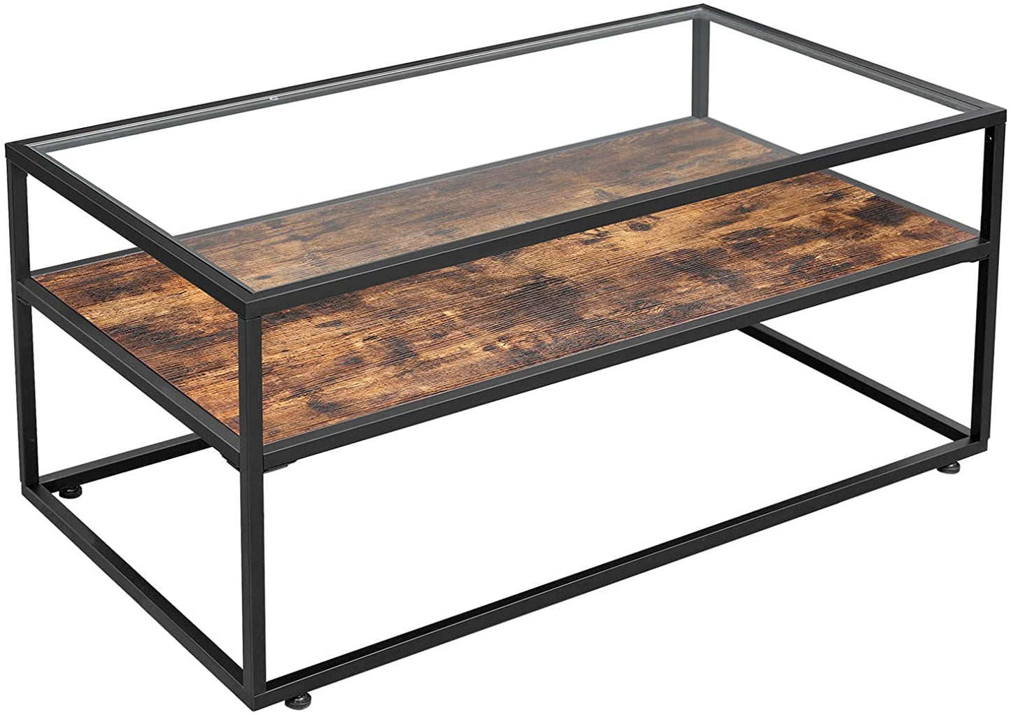 Lifespace Industrial High Quality Modern Wood & Metal Coffee Table - Lifespace