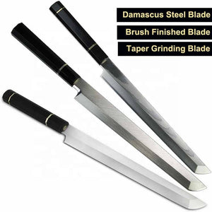 Lifespace Japanese Yanagiba Traditional Damascus Sashimi or Filleting Knife - 270mm Blade - Lifespace