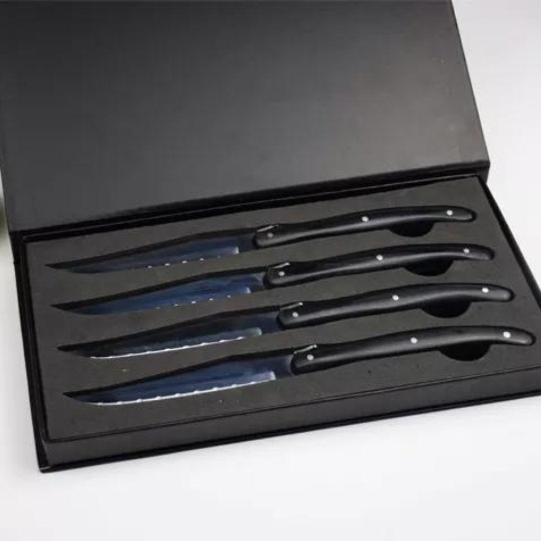 Lifespace 'Laguiole' 4-Piece Steak Knives in a Gift Box - Lifespace