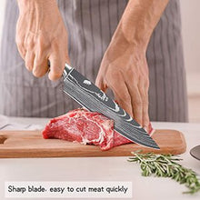 Load image into Gallery viewer, Lifespace Laser Engraved 5CR15 3pce Kitchen Utility Knife Set in a Gift Box! GREAT DEAL - Lifespace