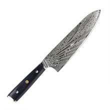 Load image into Gallery viewer, Lifespace Modern Damascus Full Tang 8&quot; Chef Knife w/ Honeycomb Handle - Lifespace
