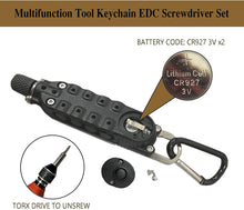 Load image into Gallery viewer, Lifespace Multi Tool Screwdriver Hex Bit Carrier with Carabiner Keychain - Lifespace