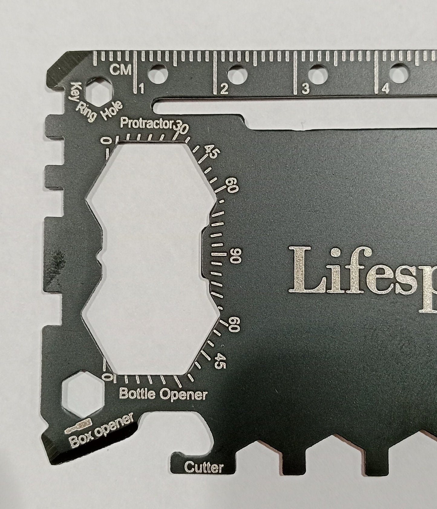 Lifespace Ninja Super Survival Stainless Steel Multi Tool Wallet Card - Lifespace