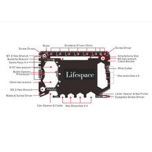 Load image into Gallery viewer, Lifespace Ninja Super Survival Stainless Steel Multi Tool Wallet Card - Lifespace