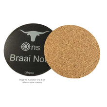 Load image into Gallery viewer, Lifespace &quot;Nou Gaan Ons Braai&quot; Drinks Coasters - Set of 6 - Lifespace