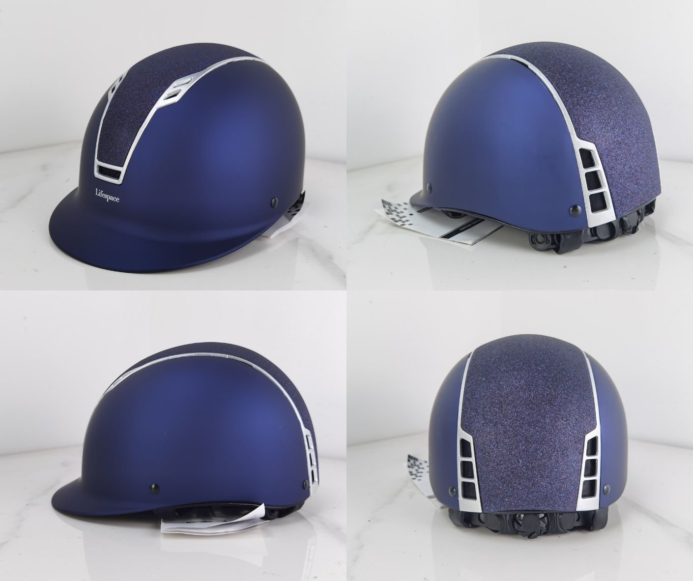 Lifespace Performance Certified Unisex Equestrian Safety Helmet - Matt Blue - Lifespace
