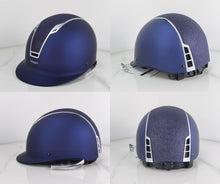 Load image into Gallery viewer, Lifespace Performance Certified Unisex Equestrian Safety Helmet - Matt Blue - Lifespace
