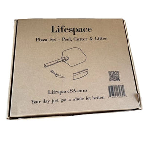 Lifespace Pizza Set - Peel, Cutter & Lifter - Lifespace