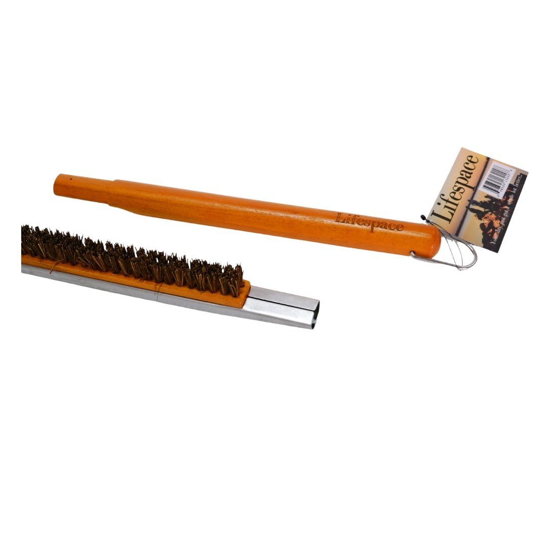 Lifespace Pizza Stone Cleaning Brush with Scraper - Lifespace