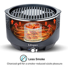 Load image into Gallery viewer, Lifespace Portable Charcoal Braai with FREE Dome Lid &amp; Carry Bag - Lifespace
