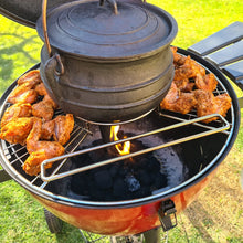 Load image into Gallery viewer, Lifespace Potjie Ring for 57cm Kettle Braai with 2 x Side Grids - Lifespace