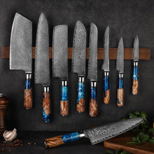 Load image into Gallery viewer, Lifespace Premium 8&quot; Chef Knife w/ Resin Handle &amp; Full Tang Damascus Blade - Lifespace