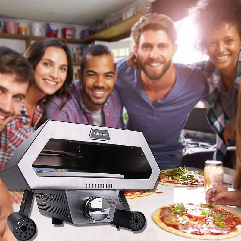 Lifespace Premium Gas Pizza Oven with Regulator & Hose Kit - Lifespace
