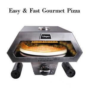 Lifespace Premium Gas Pizza Oven with Regulator & Hose Kit - Lifespace
