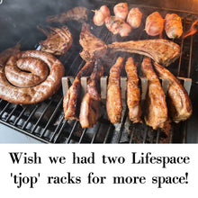 Load image into Gallery viewer, Lifespace Premium Stainless Steel Tjop / Chop Rack - 6 Slot - Lifespace