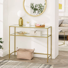Load image into Gallery viewer, Lifespace Quality Console Hall Table with Gold Frame - Lifespace