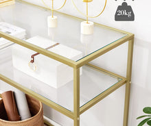 Load image into Gallery viewer, Lifespace Quality Console Hall Table with Gold Frame - Lifespace