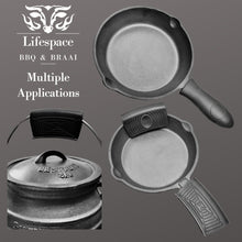Load image into Gallery viewer, Lifespace Quality Silicone Black Pot Clamp &amp; Sheath Handle Kit - 6pc - Lifespace