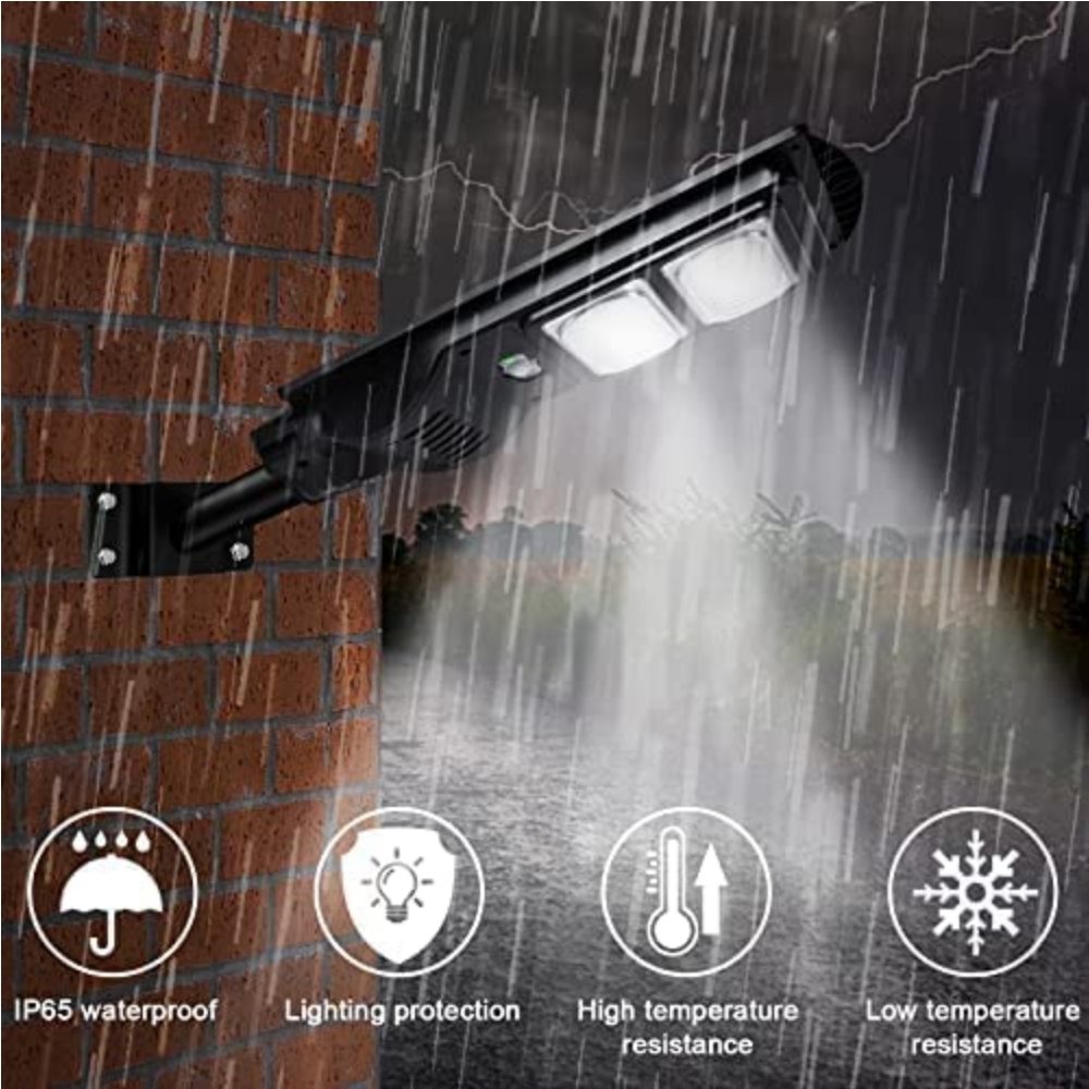 Lifespace Quality Solar Street Light with Mounting Pole - 300 watts - Lifespace