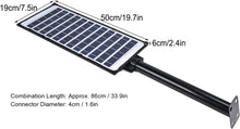 Load image into Gallery viewer, Lifespace Quality Solar Street Light with Mounting Pole - 50 watts - Lifespace