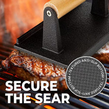 Load image into Gallery viewer, Lifespace Reversible Griddle Pan, Cast Iron Meat/Bacon Press &amp; Cast Iron Care &amp; Protect Bundle - Lifespace