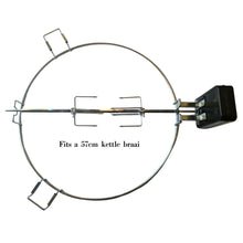 Load image into Gallery viewer, Lifespace Rotisserie Ring for 57cm Kettle Braai with Motor, Shaft &amp; Prongs - Lifespace