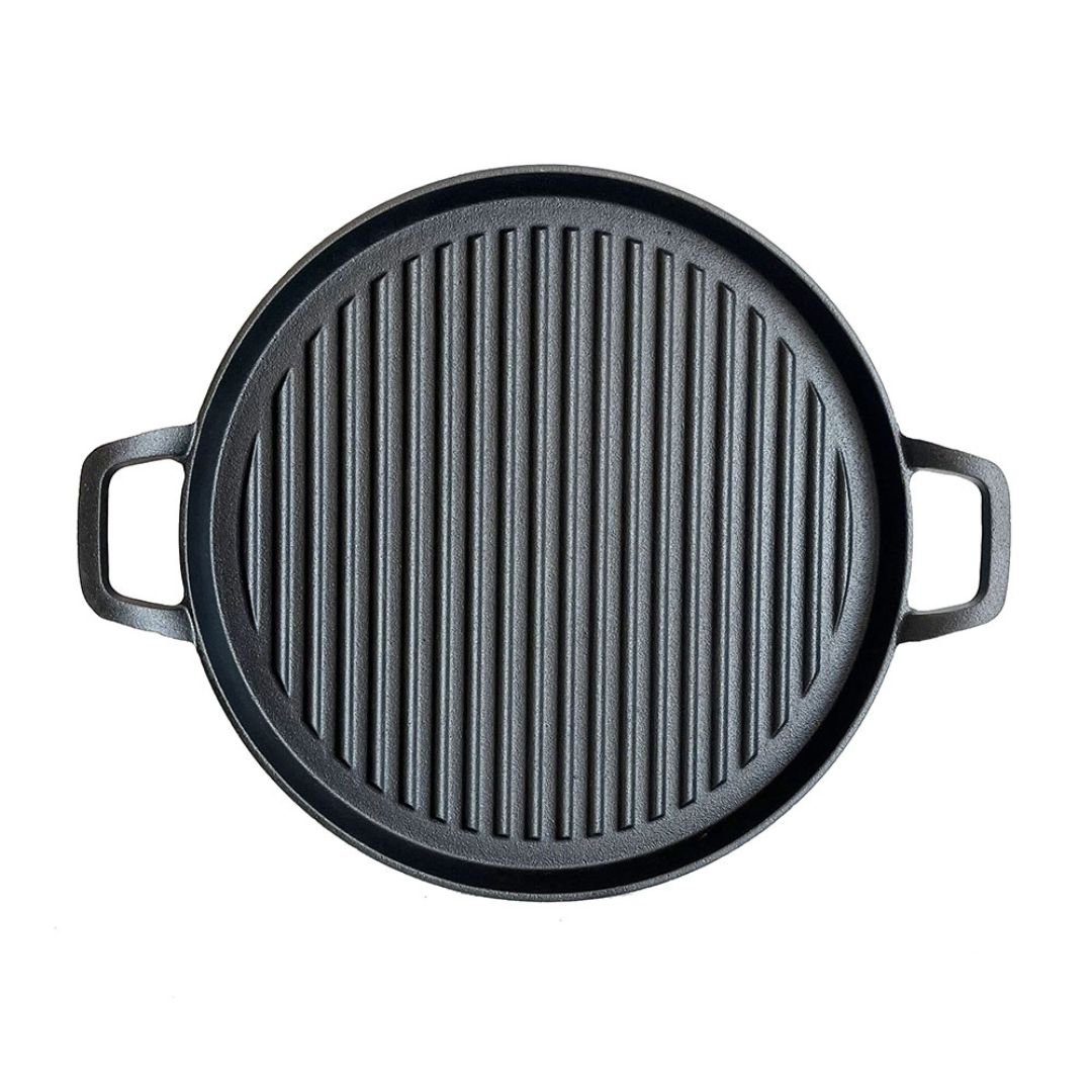 Load image into Gallery viewer, Lifespace Round Griddle Grill Pan