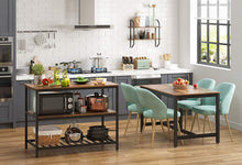 Load image into Gallery viewer, Lifespace Rustic Industrial Kitchen Island Work Table - Lifespace