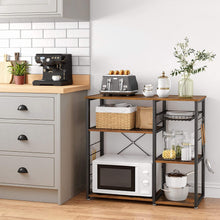 Load image into Gallery viewer, Lifespace Rustic Industrial Kitchen Utility Shelf - Lifespace