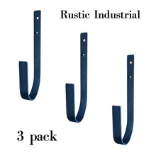 Load image into Gallery viewer, Lifespace Rustic Industrial Utility J-Hook - 3 pack - Lifespace